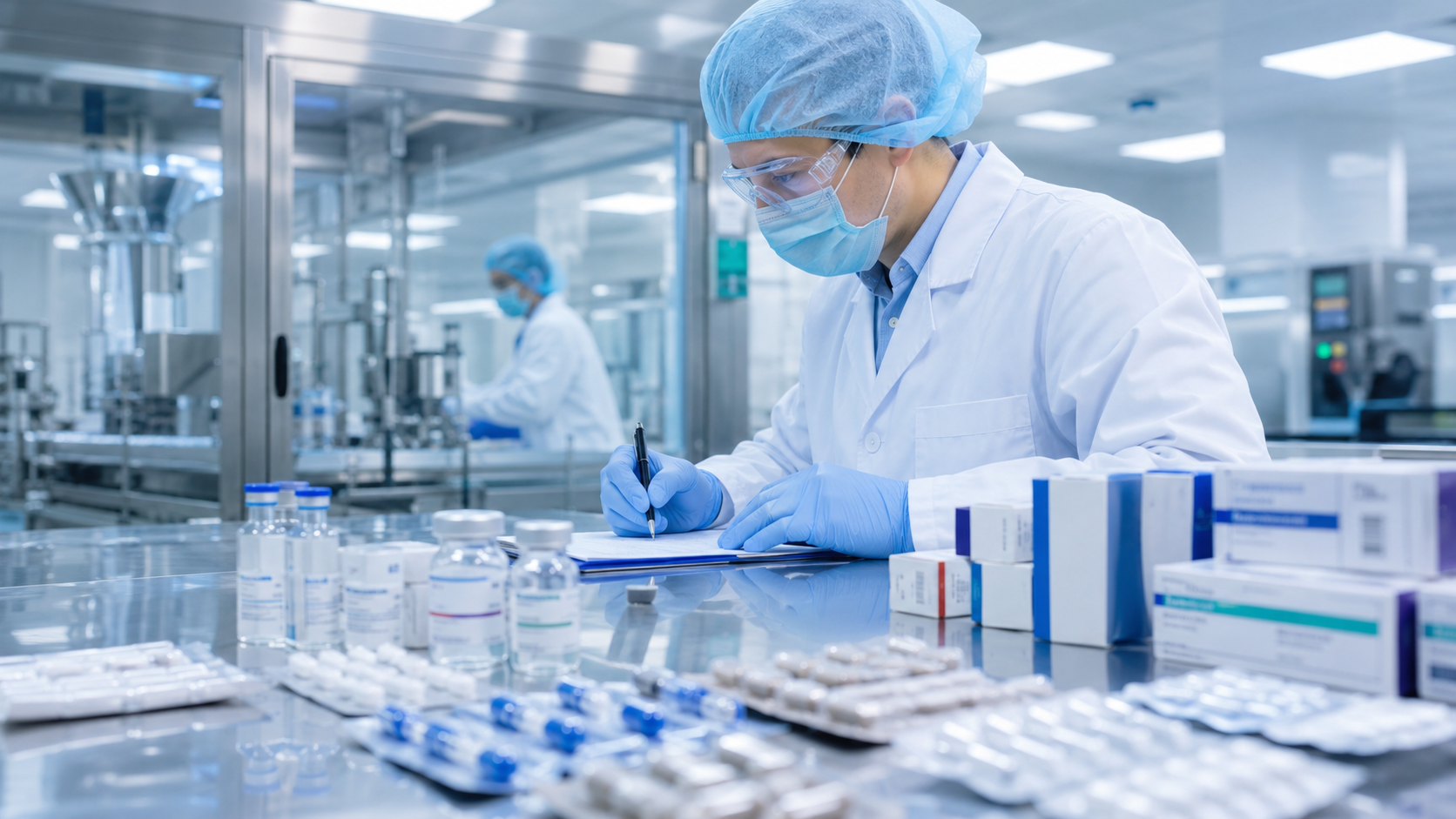 Pharmaceutical Organic Marketing team reviewing approved product information
